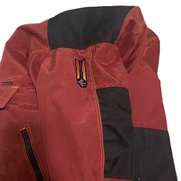 Columbia Convert Quarter Zip Heavy Nylon Hoodie. Tons of Pockets!  Size Large. - Picture 6 of 16